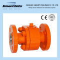 Yellow Color Forged Flanged End Ball Valve